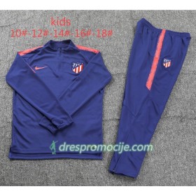 Atlético Madrid Dječji Komplet Sweatshirts Plava 2018/19